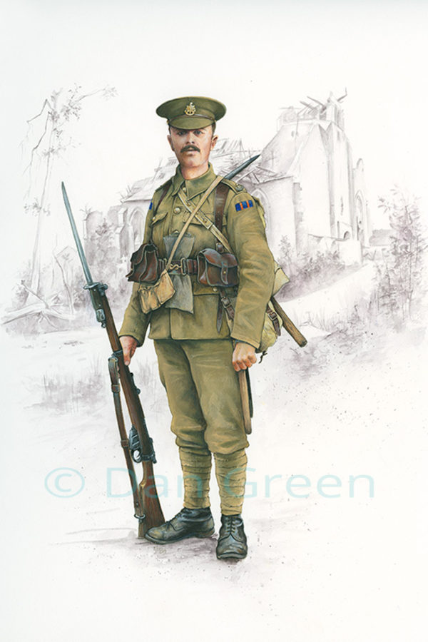 DG Military Art - Novusart - Private Frederick Newman 12/Royal Sussex Regiment 1916